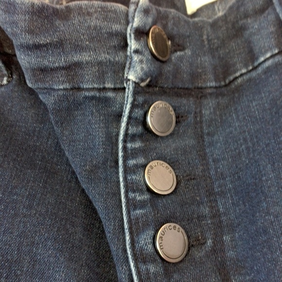 M jeans by Maurices women's size XL Reg straight legs button up 5 pocket - Picture 8 of 8